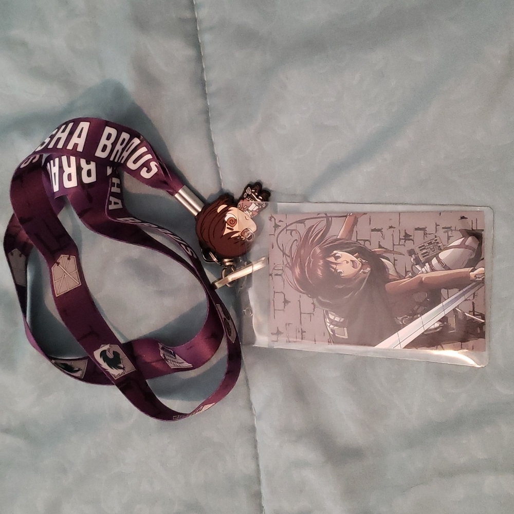 Attack on Titan Sasha lanyard